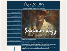 Tablet Screenshot of expressionsgallery.org